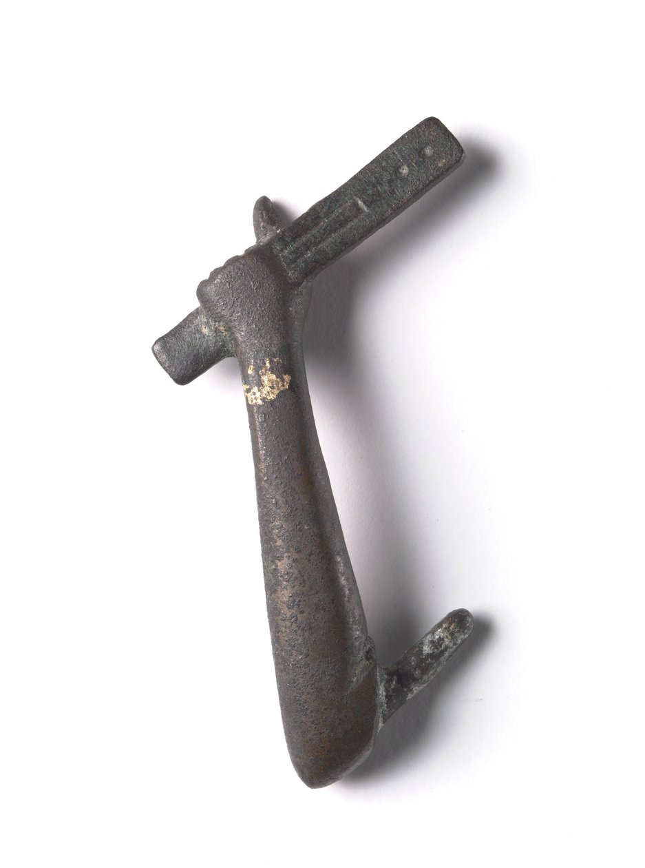 Bronzhegy egy „Shawabty-csomagból”: kar az Írnok palettájával, a 18.-19. dinasztia vége, ie 1336-1256 körül (bronz) alkotó: New Kingdom Egyptian
