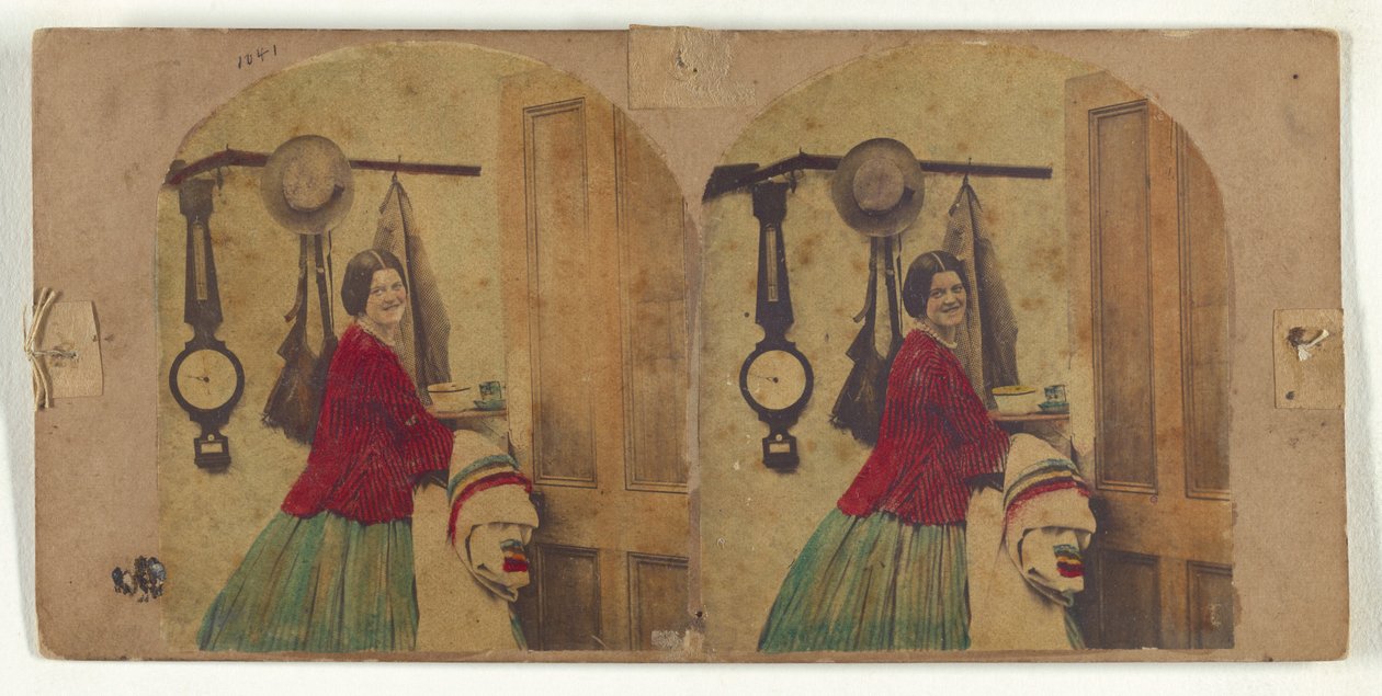 Jó a megfázás ellen. alkotó: New York Stereoscopic Company