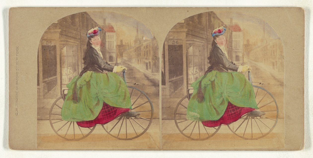 A korszak lánya. alkotó: New York Stereoscopic Company