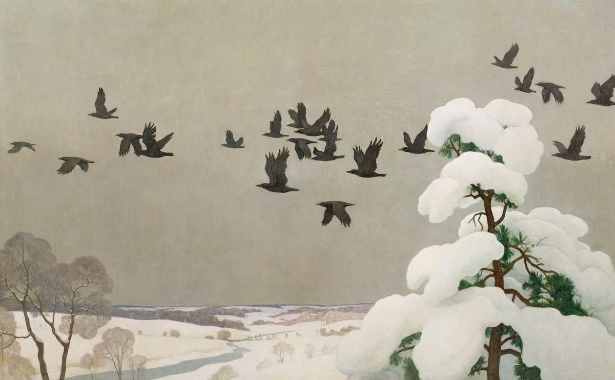 Varjak télen, 1941 alkotó: Newell Convers Wyeth