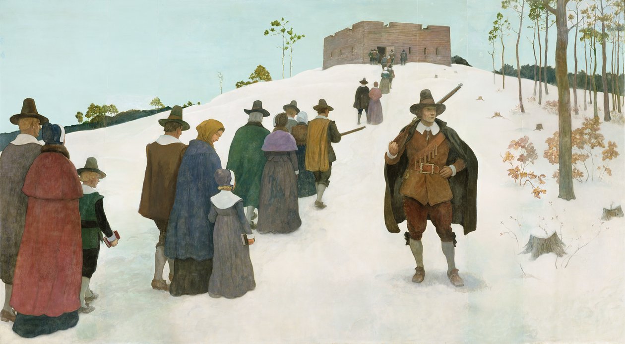Templomba járás, 1941 alkotó: Newell Convers Wyeth