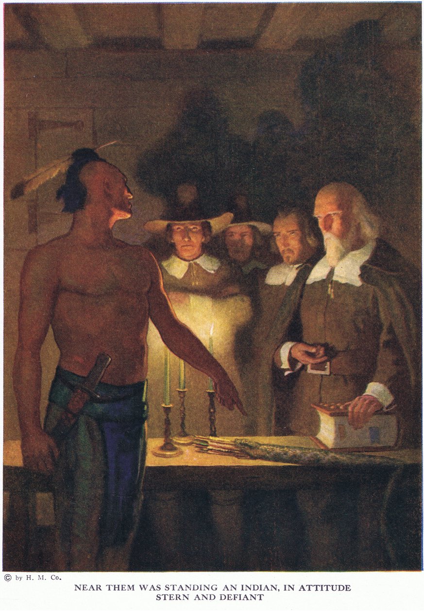 Közelük egy indián állt, szigorú és kihívóan alkotó: Newell Convers Wyeth