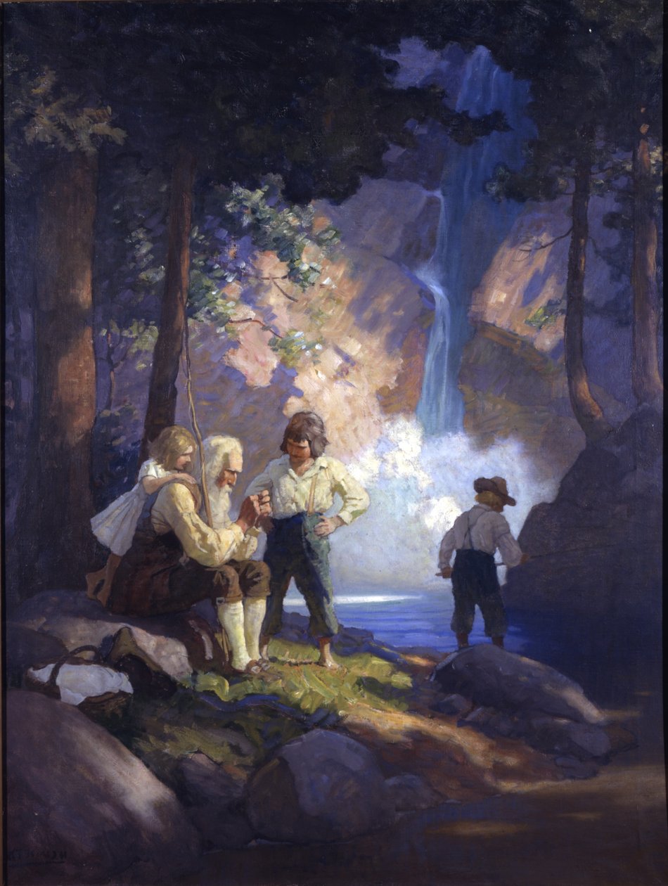 Rip Van Winkle, 1921 alkotó: Newell Convers Wyeth