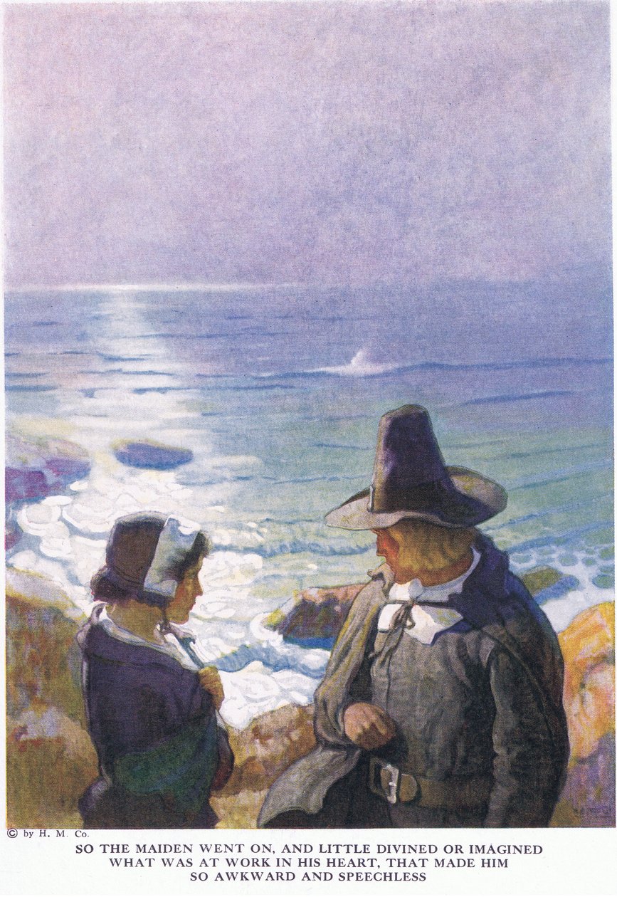 Így hát a leányzó folytatta, és alig sejtette vagy képzelte alkotó: Newell Convers Wyeth