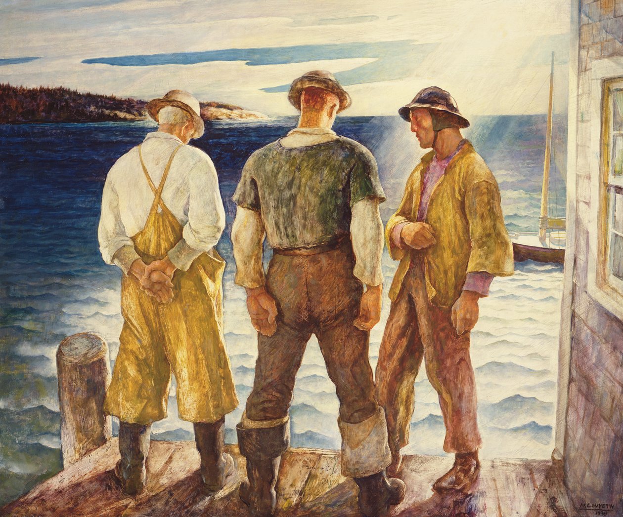 Három halász, 1938 alkotó: Newell Convers Wyeth