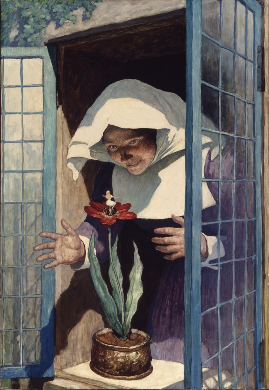Hüvelykujj, 1940 (olaj a reneszánsz panelen) alkotó: Newell Convers Wyeth
