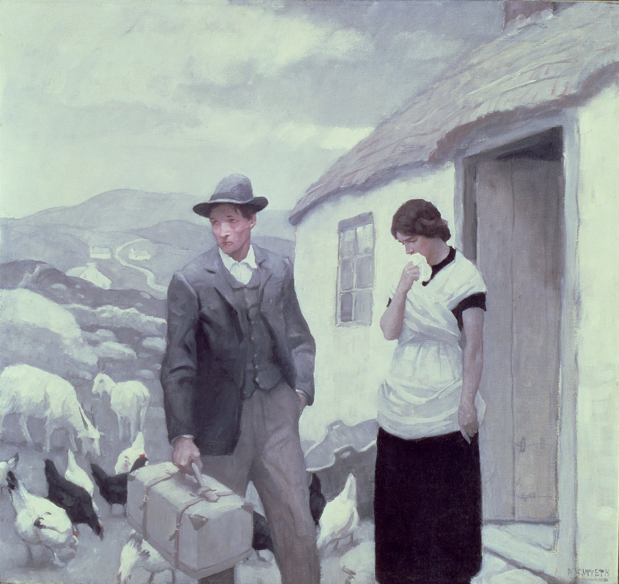 Atyja fia (olaj, vászon) alkotó: Newell Convers Wyeth