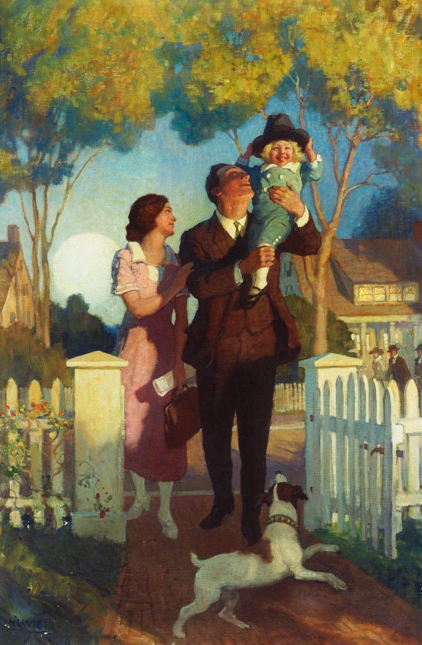 Hazaérkezés alkotó: Newell Convers Wyeth