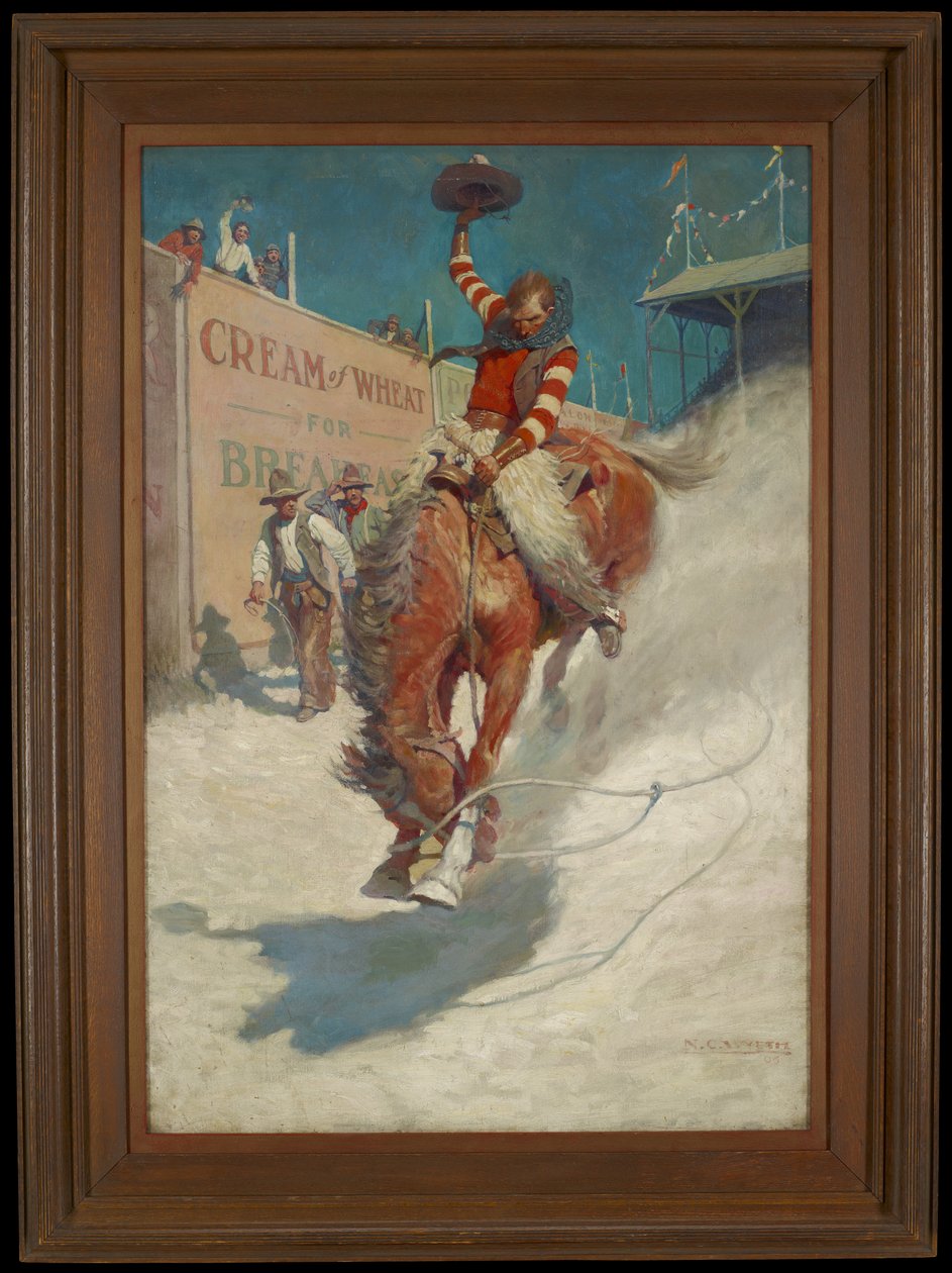 Bronco Buster alkotó: Newell Convers Wyeth