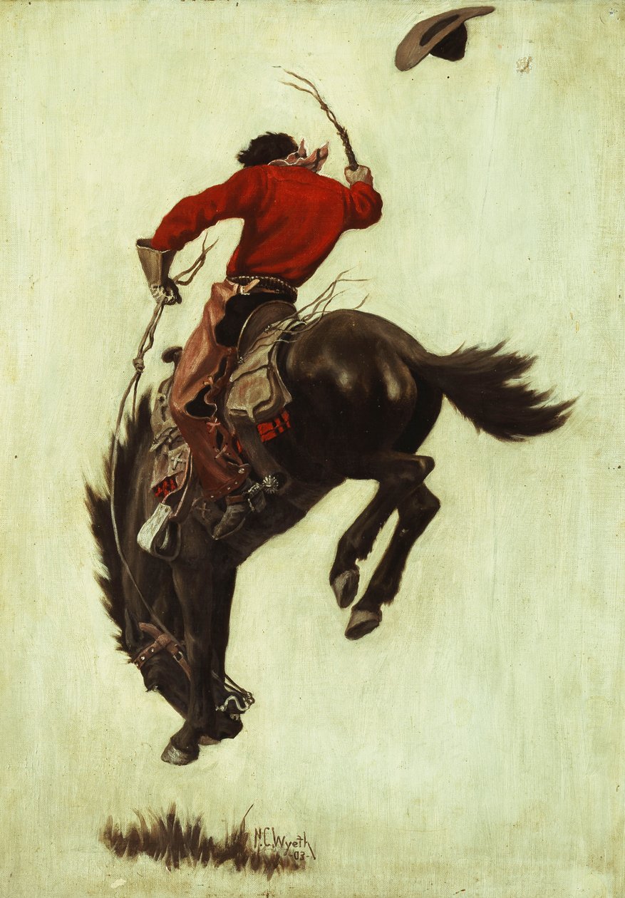 Bucking Bronco alkotó: Newell Convers Wyeth