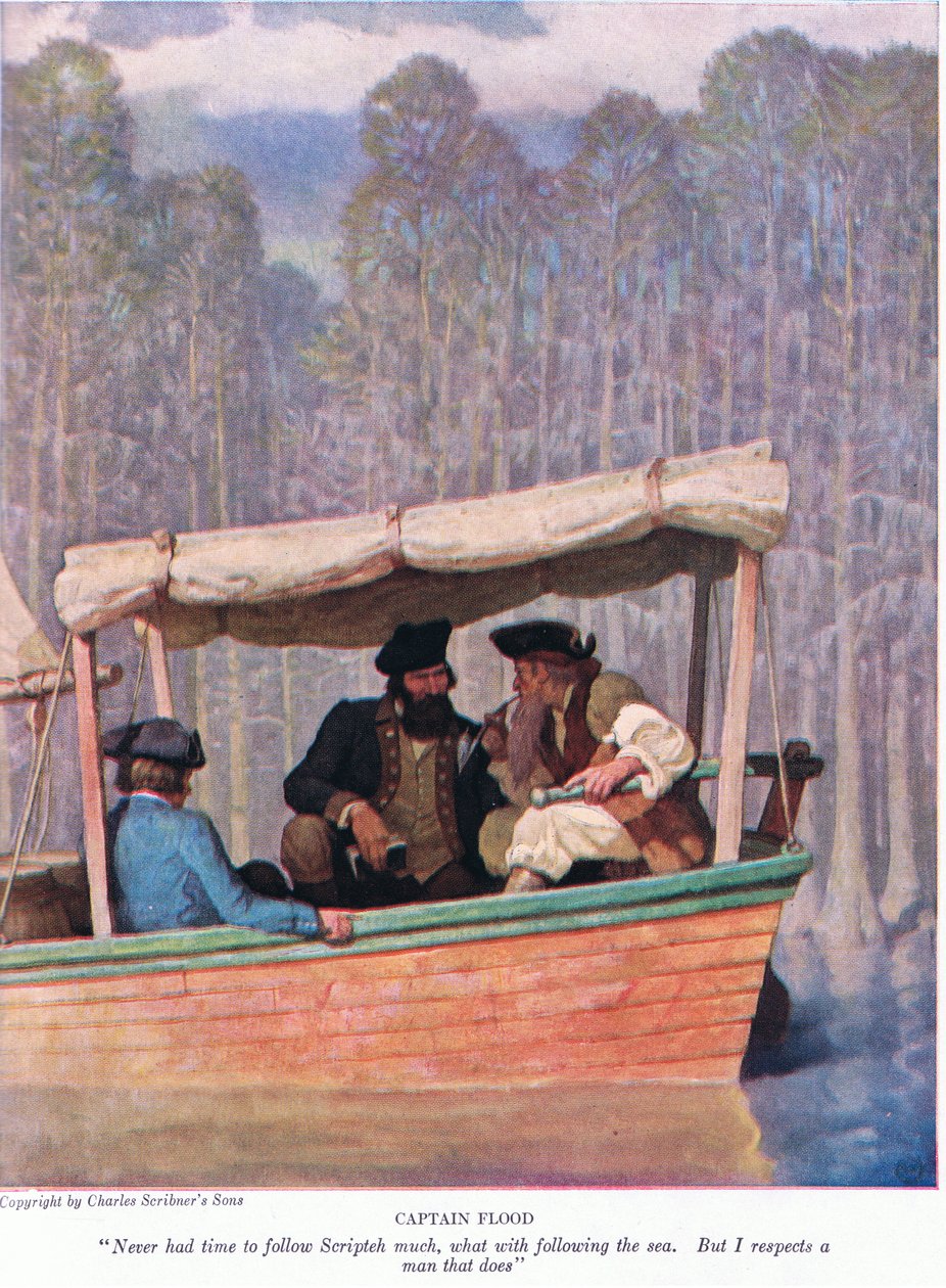 Flood kapitány: Soha nem volt ideje követni Scripteh-t, mi a helyzet a tenger követésével. De tisztelem az embert, amit tesz, 1928 alkotó: Newell Convers Wyeth