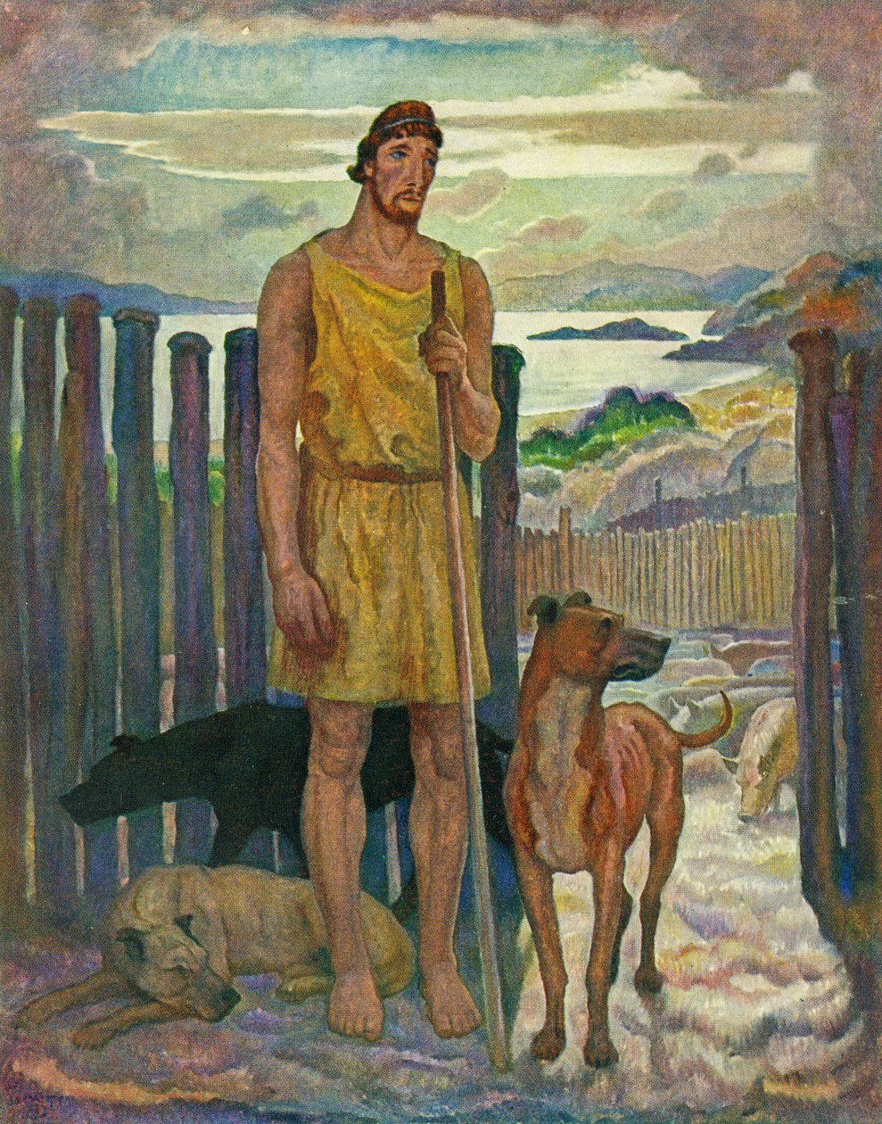 Eumaeus, a sertéspásztor alkotó: Newell Convers Wyeth