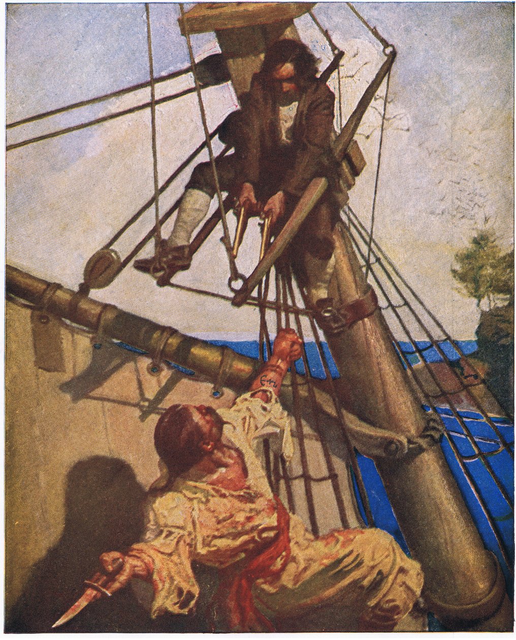 Izrael kezek: Még egy lépés, Mr Hands, azt mondta, én és kifújom az agyát alkotó: Newell Convers Wyeth