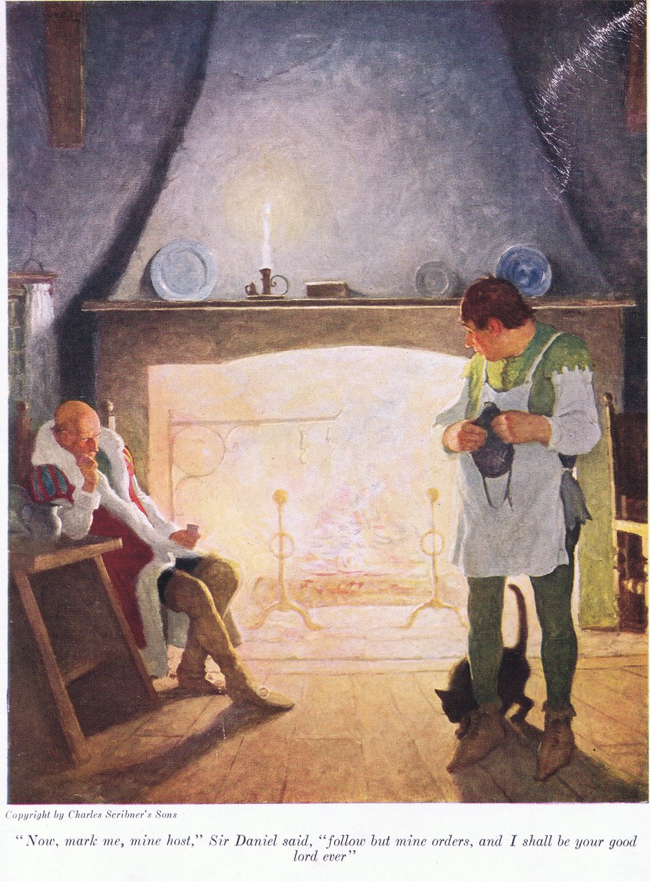 Most jelölje meg a házigazdám, Sir Donald azt mondta: kövesse az én parancsaimat, és én leszek a te jó urad örökké, 1916 alkotó: Newell Convers Wyeth