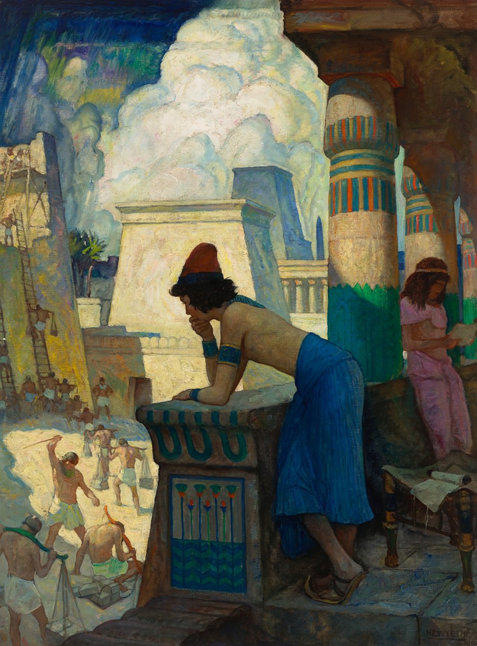 "A fiú, Mózes..." alkotó: Newell Convers Wyeth