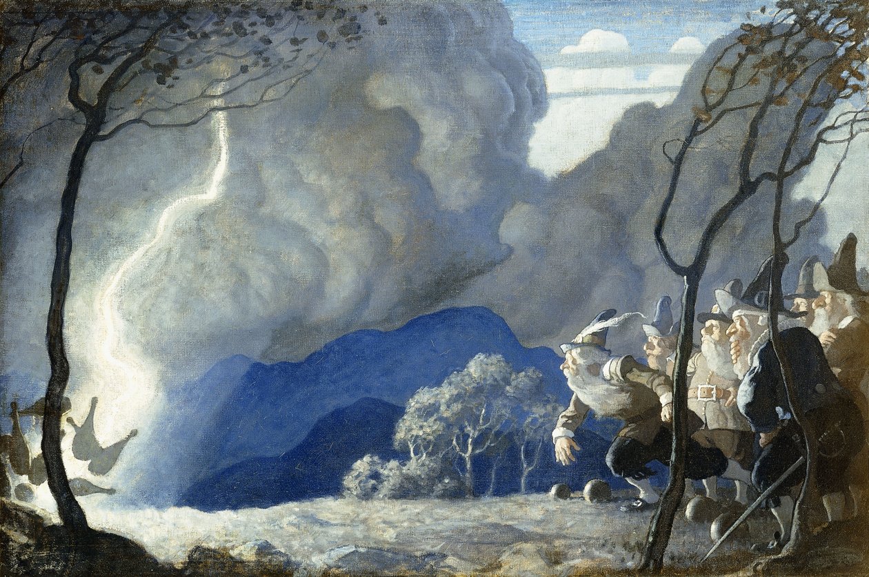 A Gnómok Bowling alkotó: Newell Convers Wyeth