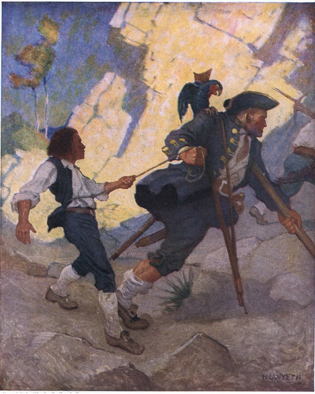 A túsz: Az egész világon egy táncoló medve vezetett alkotó: Newell Convers Wyeth
