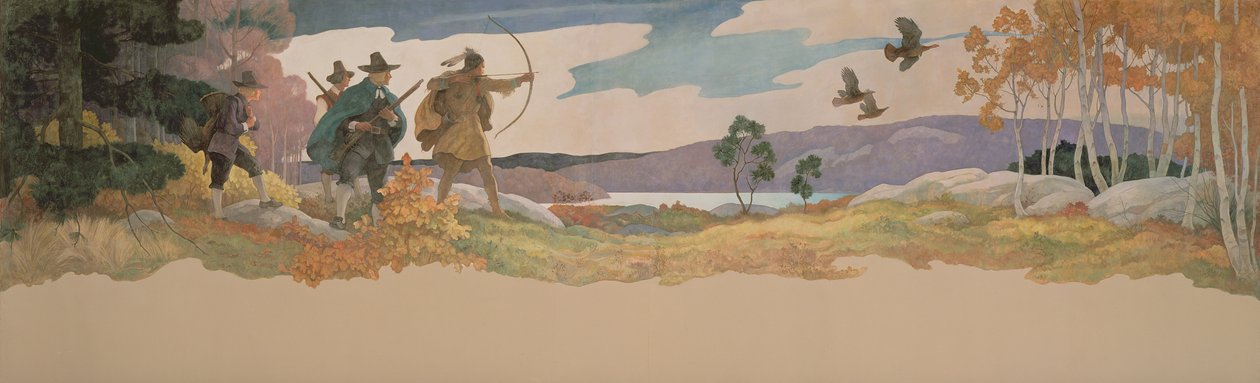A pulykavadászok, 1941 alkotó: Newell Convers Wyeth