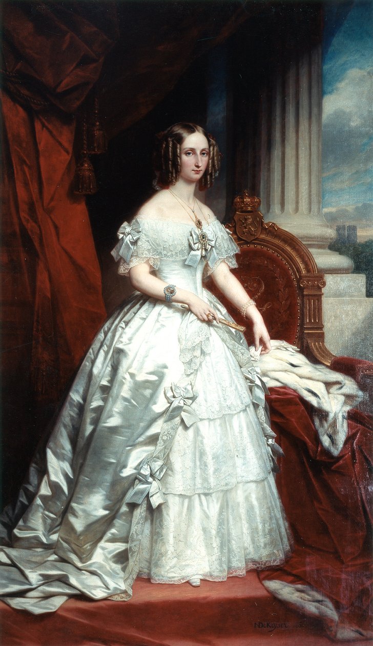 Holland: Mária-Louisai királyné portréja Mária-Louisai királyné portréja alkotó: Nicaise de Keyser