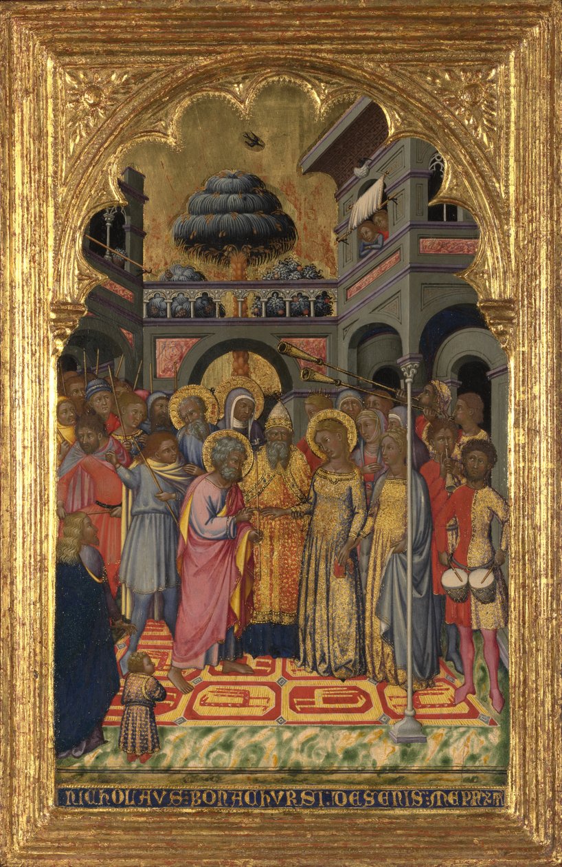 Szűz házassága alkotó: Niccolo di Buonaccorso