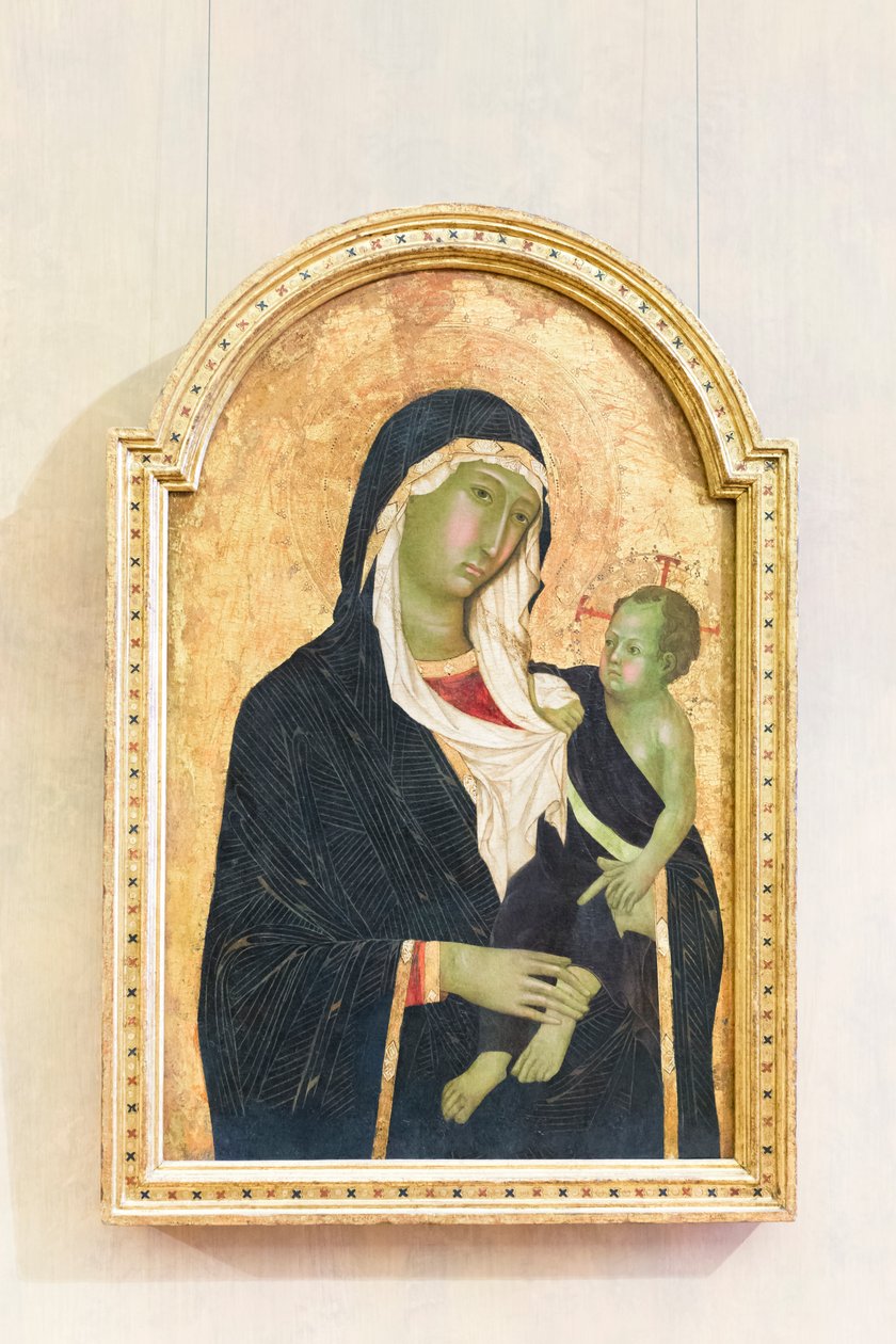 Madonna és a gyermek alkotó: Niccolò di Segna
