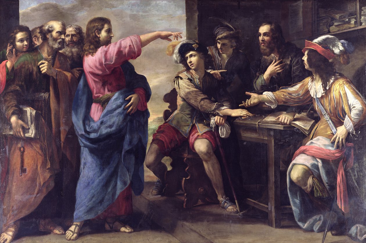 Szent Máté megtérése alkotó: Niccolo Tornioli