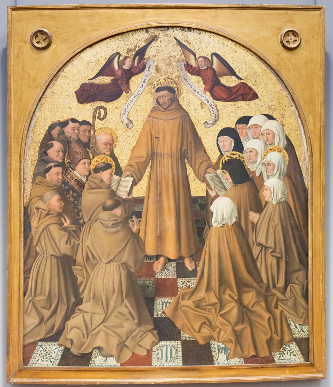 Szent Ferenc teljesíti a szabályt alkotó: Niccolo Antonio Colantonio
