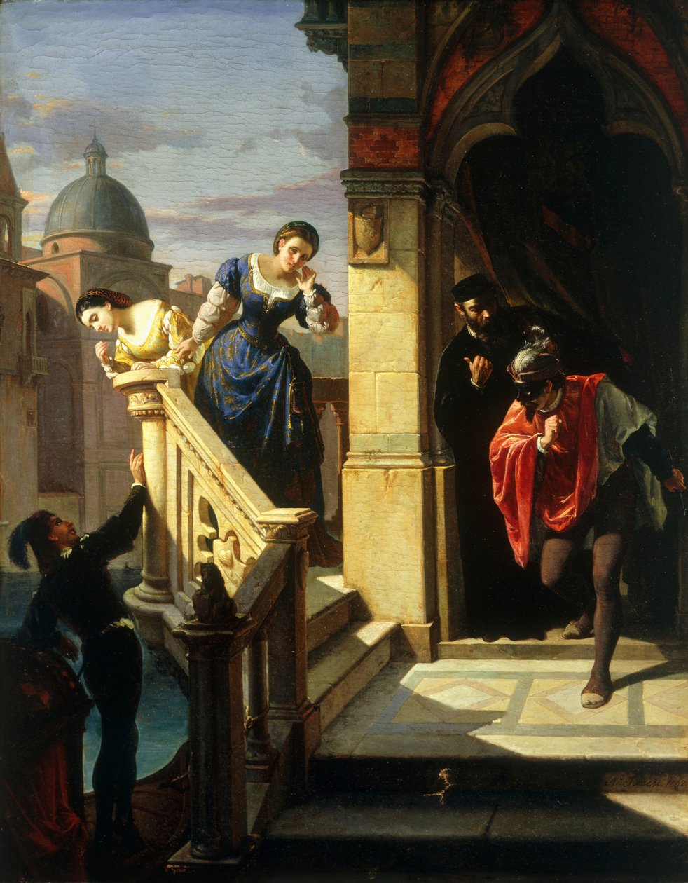 Velencei cselszövés, 1862 alkotó: Niccolo Sanesi