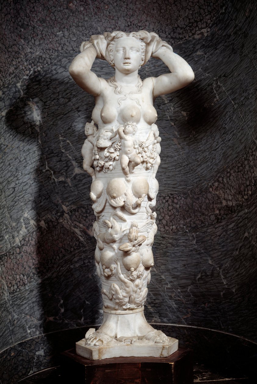 A természet allegóriája. Niccolo Tribolo (1500-1550) márványszobra alkotó: Niccolo Tribolo
