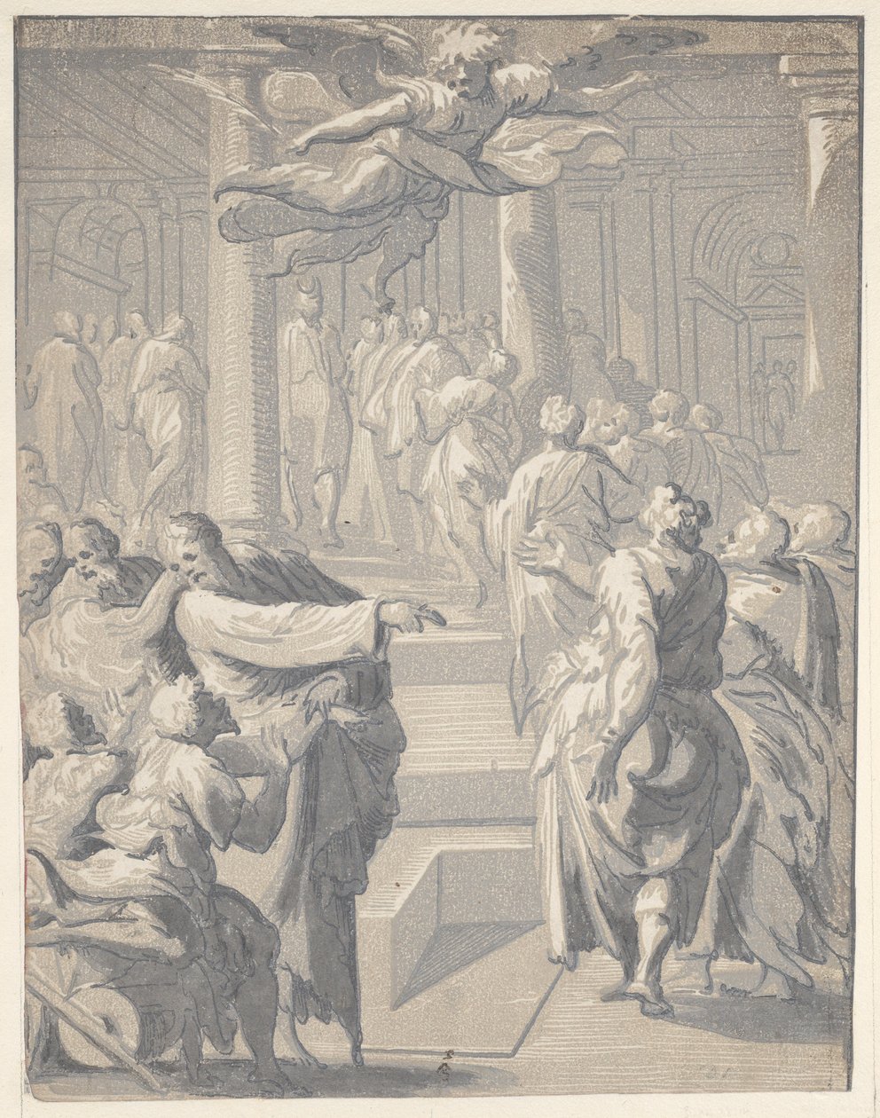 Krisztus meggyógyítja a bénát, 1540-50., 1540-50. alkotó: Niccolo Vicentino
