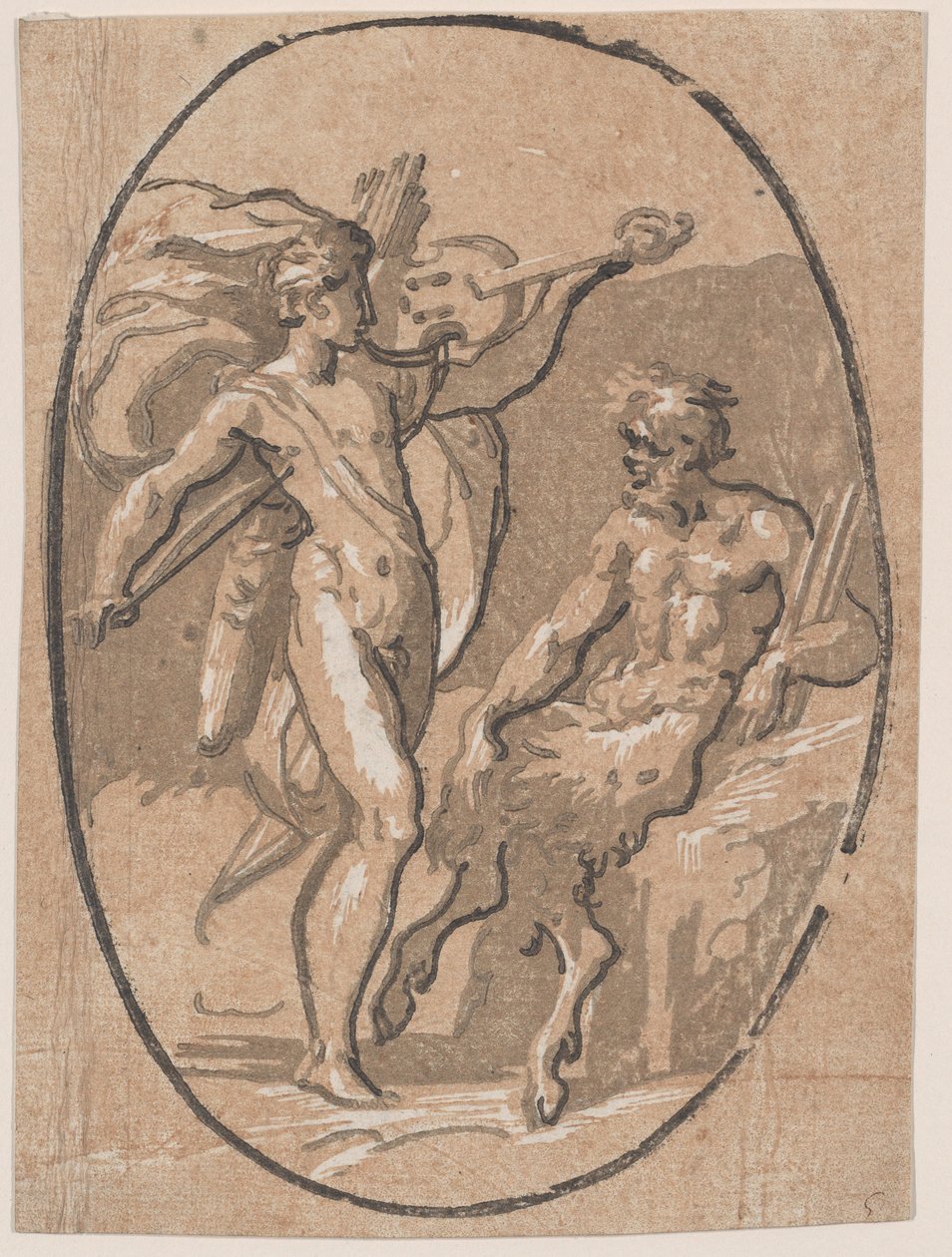 Az Apollo és Marsyas közötti verseny kb. 1540-1 alkotó: Niccolo Vicentino