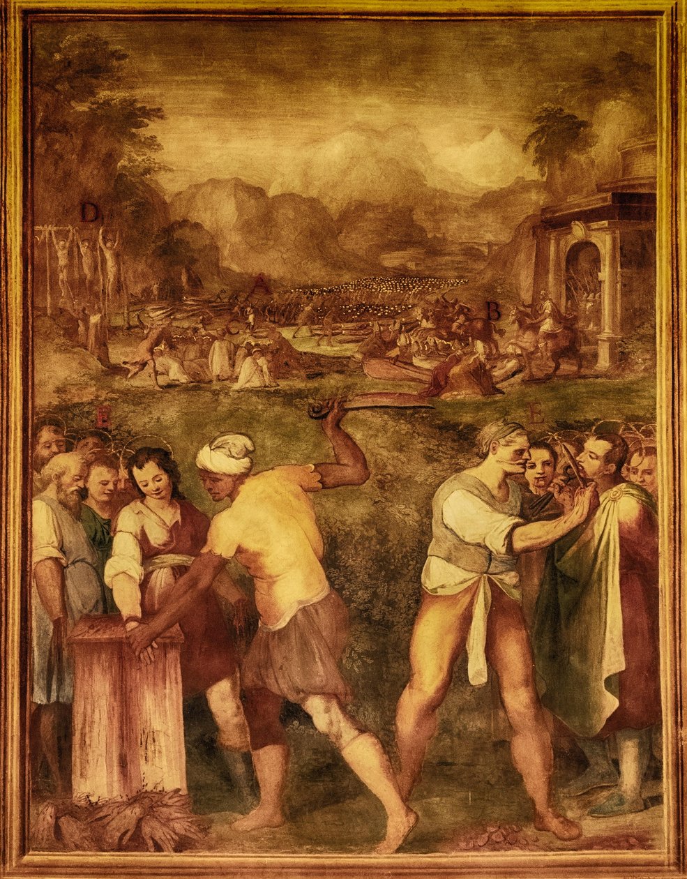 Santo Stefano Rotondo kisbazilika, Santo Stefano al Monte Celio, Santo Stefano Rotondo al Celio bazilika alkotó: Niccolo called Pomarancio Circignani