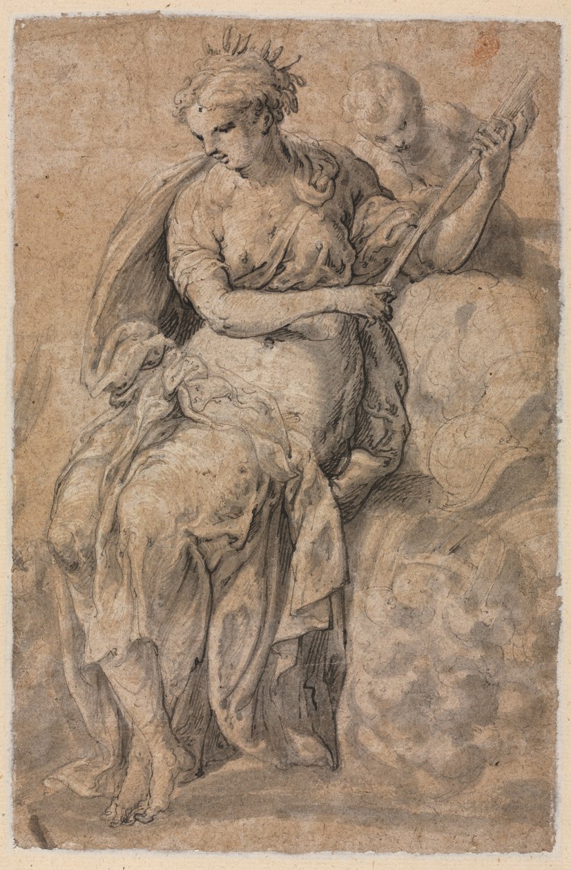 Allegorikus figura (fordítva) alkotó: Niccolo dell