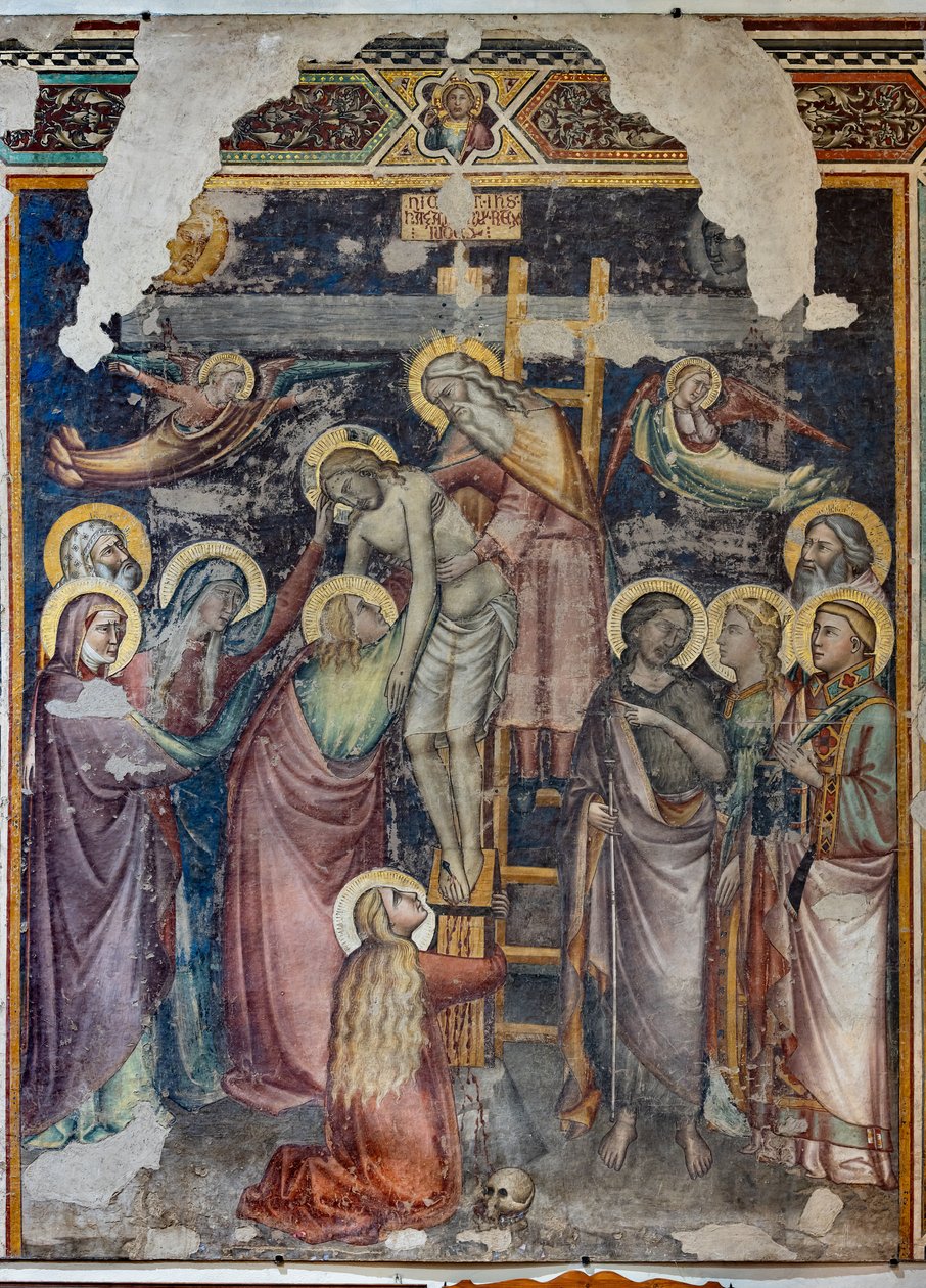 Lerakás (leválasztott freskó) alkotó: Niccolo di Pietro Gerini