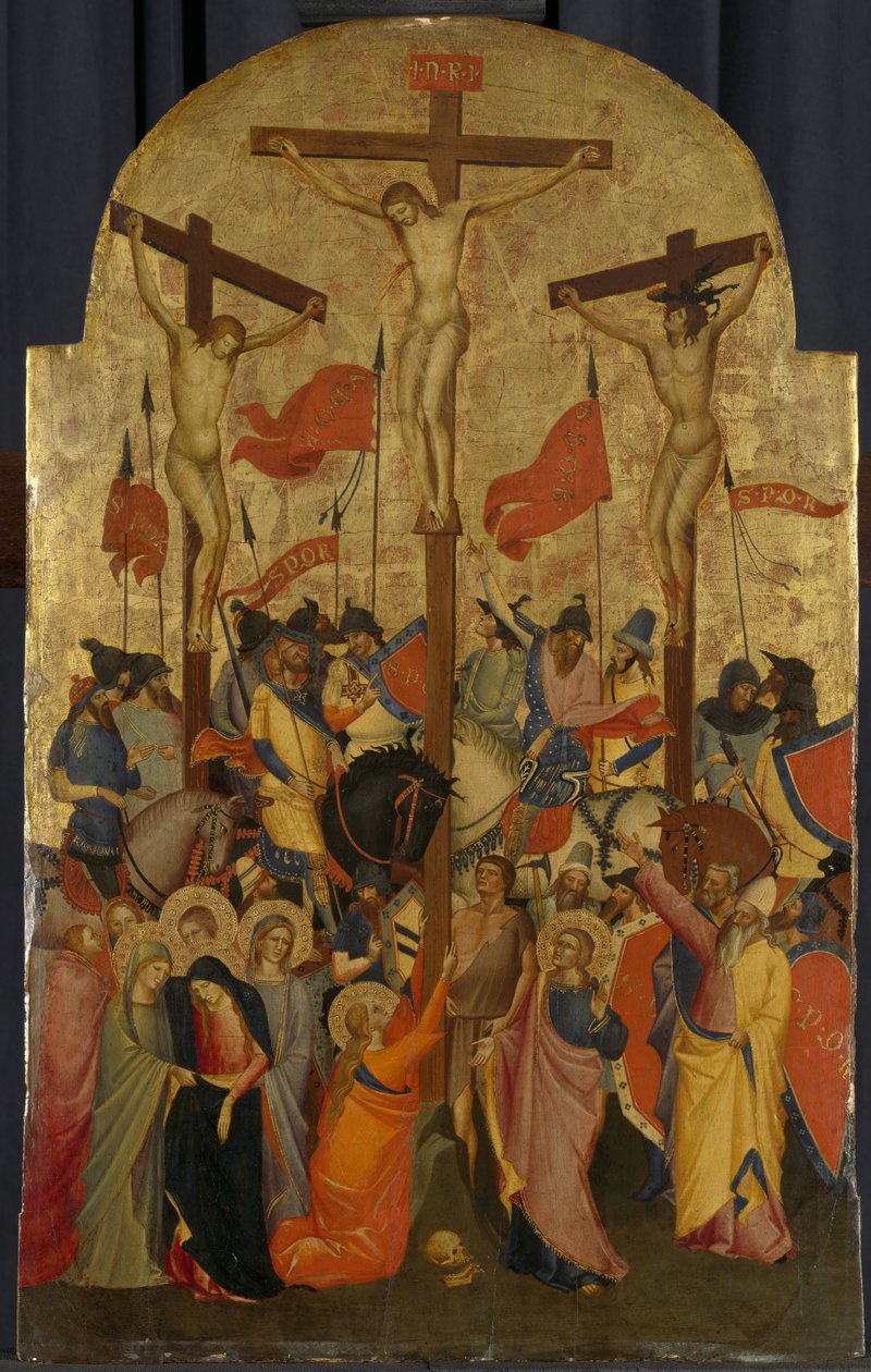 A keresztre feszítés Kálvária alkotó: Niccolo di Pietro Gerini