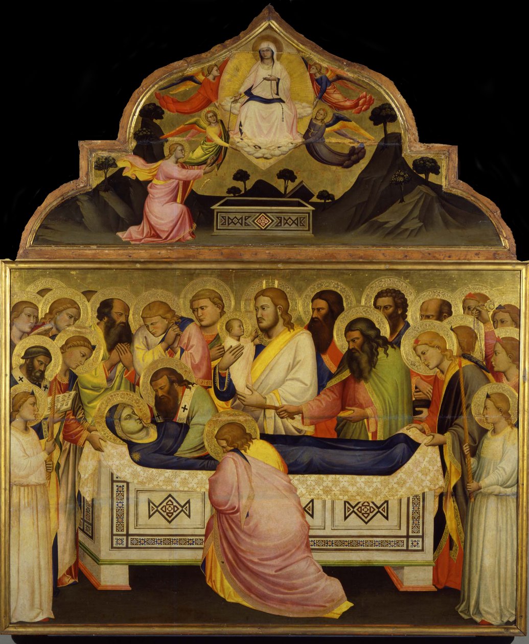 A Szűz halála, kb. 1370-1375 alkotó: Niccolo di Pietro Gerini
