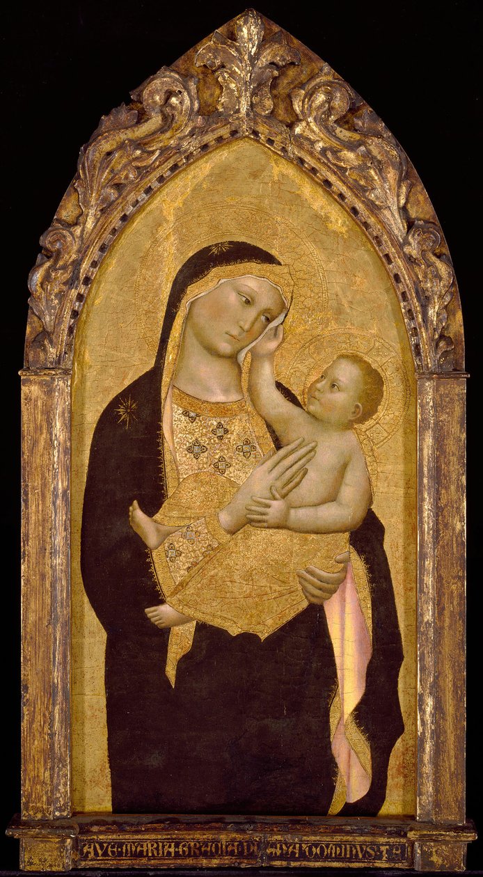 Szűz és gyermek, 1390-1400. alkotó: Niccolo di Pietro Gerini