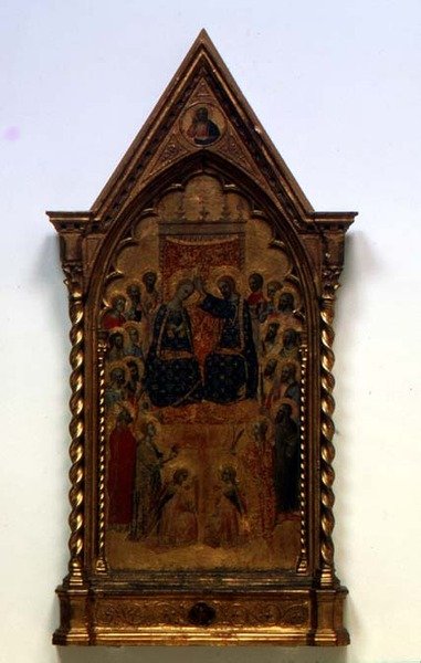 A Szűz koronázása (tempera a panelen) alkotó: Niccolo di Tommaso