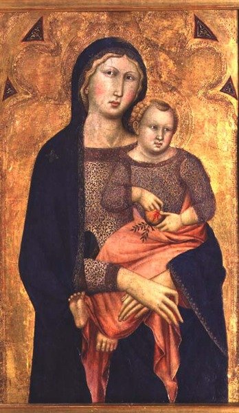 Madonna és gyermeke alkotó: Niccolo di ser Sozzo Tegliacci