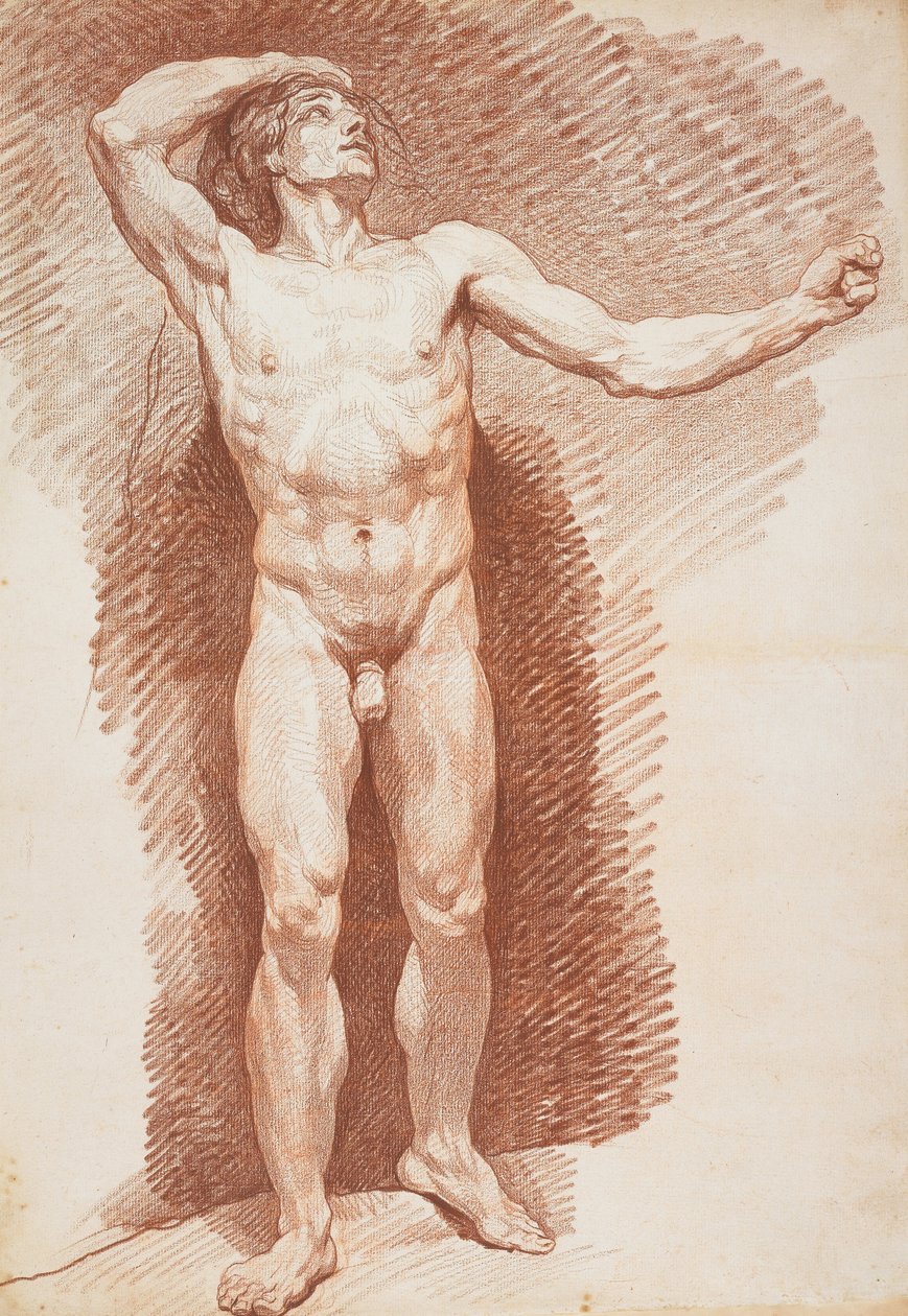 Álló férfi akt alkotó: Nicholas Bernard Lépicié