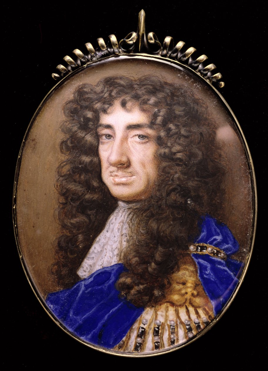 No.3834 II. Károly angol király (1630-85), 1675 körül alkotó: Nicholas Dixon
