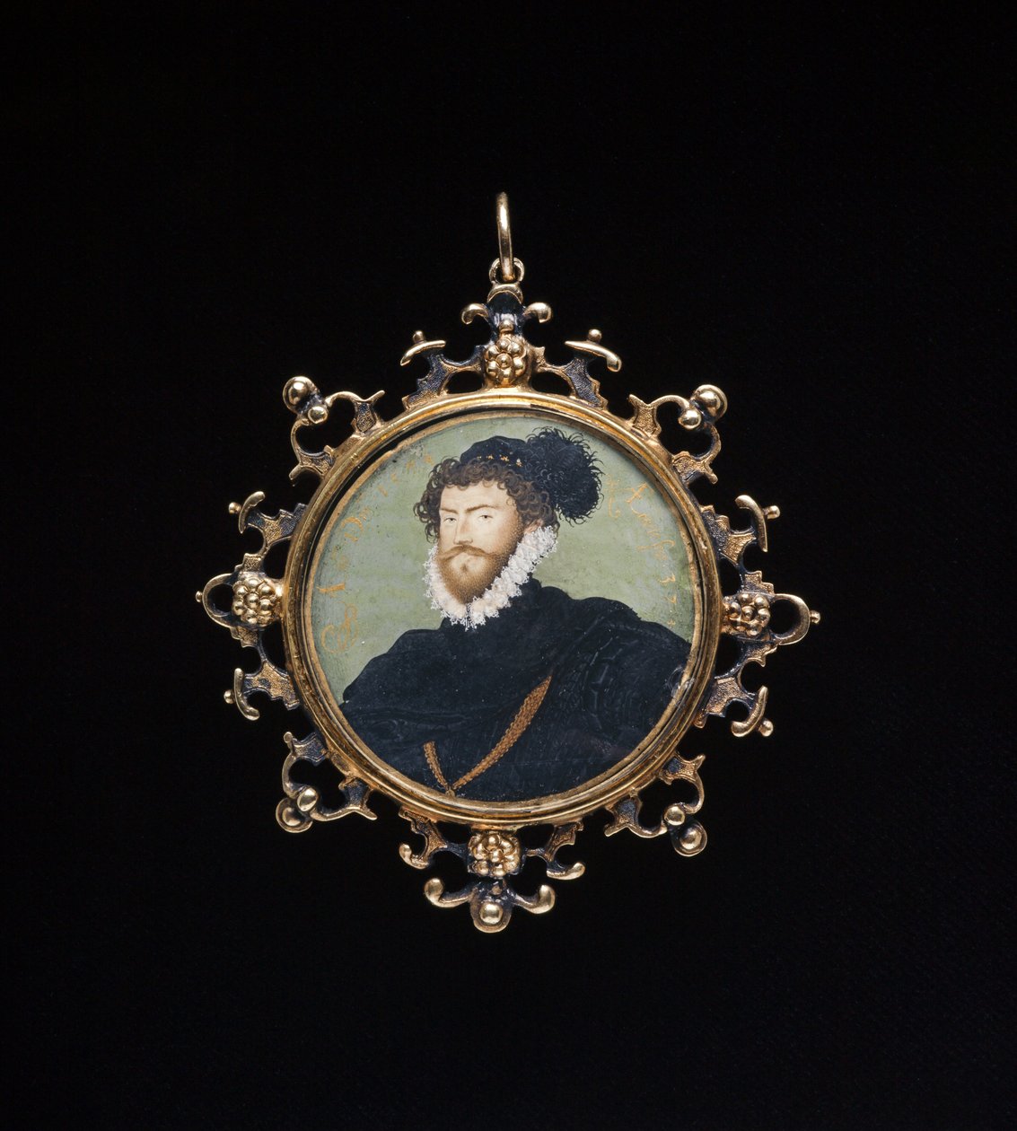Ismeretlen ember, 1574 körül alkotó: Nicholas Hilliard