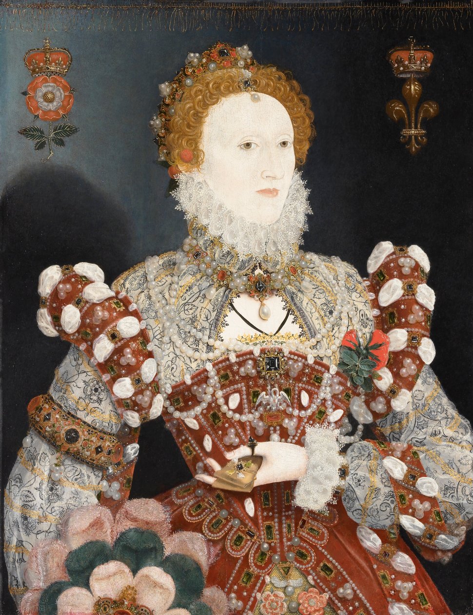 I. Erzsébet királyné portréja alkotó: Nicholas Hilliard