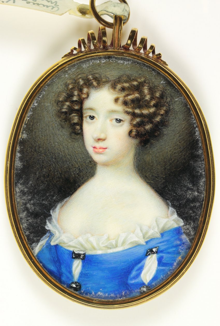 Anne Villiers, Madame Bentinck (akvarell elefántcsonton) alkotó: Nicholas (attr.to) Dixon