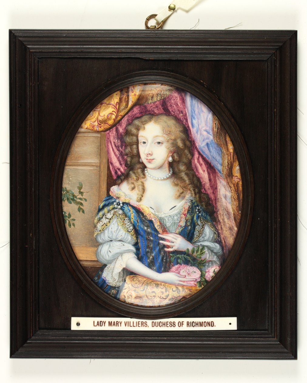 Lady Mary (Margaret) Villiers, Lennox és Richmond hercegnője (zománc) alkotó: Nicholas (attr.to) Dixon