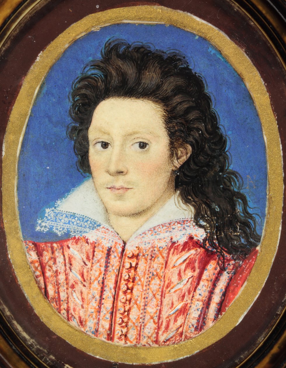 John Harington, 2. Lord Harington of Exton (akvarell pergamen) alkotó: Nicholas (attr.to) Hilliard
