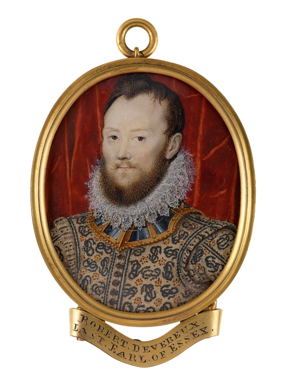 Robert Devereux, Essex 2. grófja, 1590 körül (akvarell) alkotó: Nicholas (school of) Hilliard