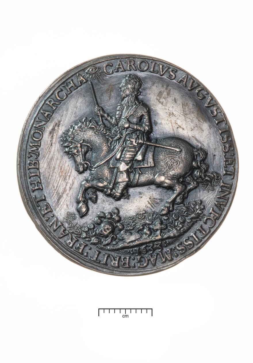 I. Károly: Visszatérés Londonba az edinburghi koronázást követően, 1633 (ezüst) alkotó: Nicholas Briot