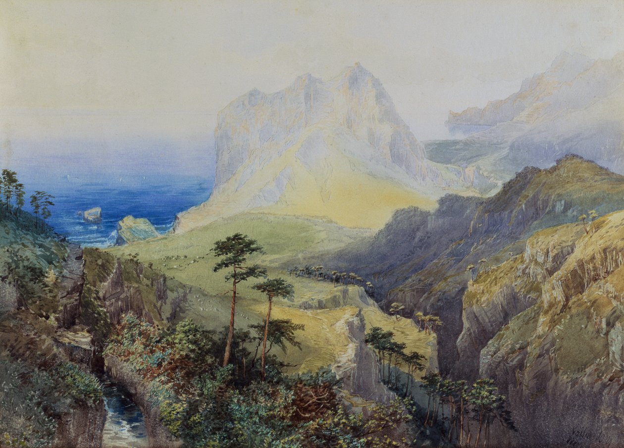 Tengerparti jelenet alkotó: Nicholas Chevalier