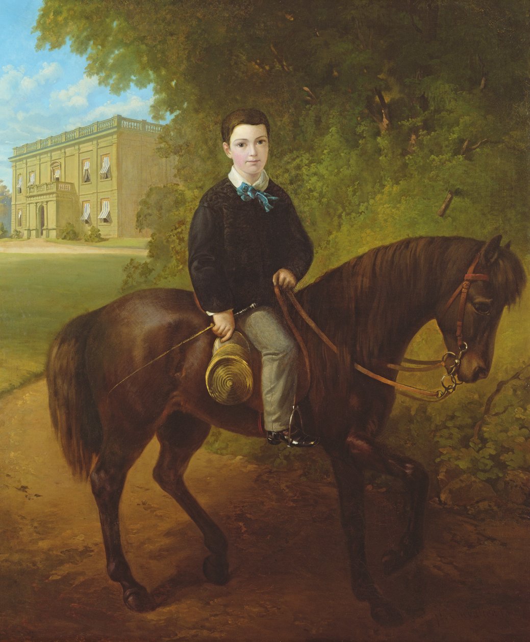 George Holmes mester portréja, 1860 alkotó: Nicholas Chevalier